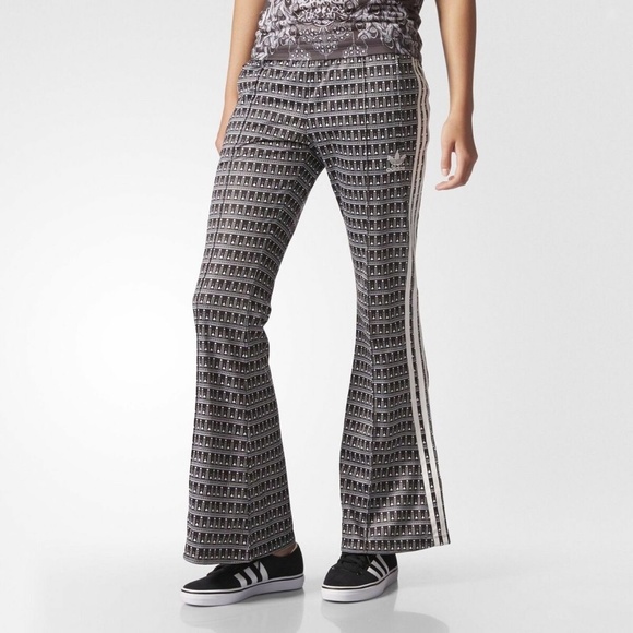 Adidas Originals Pavao Flared Track Pant Women's US S Hemmed - Picture 15 of 15